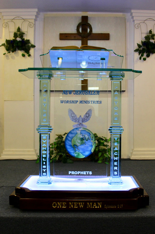 Bethel BTH002 - Glass Pulpit