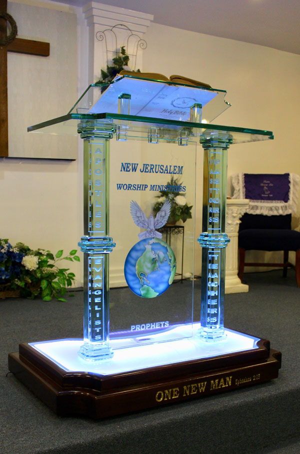 Bethel BTH002 - Glass Pulpit